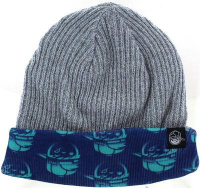 Шапочка Neff Youth Creature, Серый вереск/Темно-бирюзовый