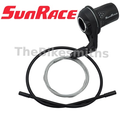 18//21 Speed Grip Shift Shifters Mountain Bike Twist Grip Gear Inner Cable QK