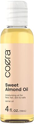 Масло сладкого миндаля | Масло-носитель на 4 жидких унции | Лицо, волосы, кожа и ногти | от Коэра