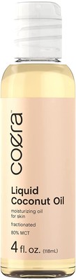 Фракционированное кокосовое масло | 4 жидких унции | Жидкое увлажняющее масло для кожи | от Коэра
