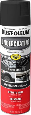 CAR RUBBERIZED UNDERCOATING SPRAY PAINT Black 15 oz Rust-Oleum Automotive*******