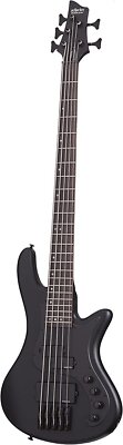 Pre-owned Adidas Originals Schecter Guitar Research Stiletto Stealth-5 5-string Electric Bass Guitar, In Gray