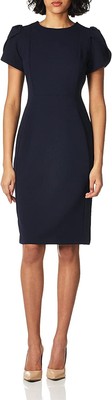 

Женское платье-футляр с рукавами-тюльпанами Calvin Klein, цвет индиго,  шт, Indigo