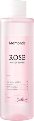 Mamonde Rose Water Toner 250ml – Korean Hydrating Toner with 90.97% Damask Rose