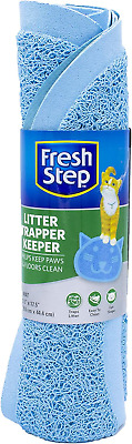 Fresh Step Litter Trapper Keeper | Cat Litter Mat | Cat-Shaped Litter Trapping M