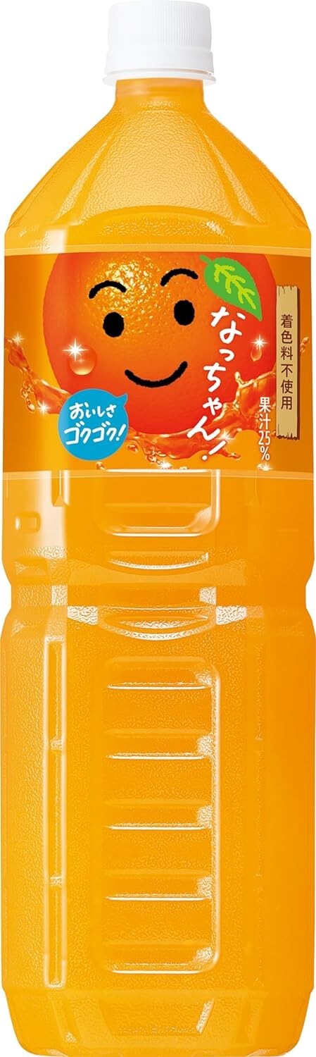 Suntory Natchan! Orange Juice 1500ml (Pack of 5), JAPAN, US
