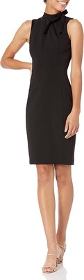 

Женские футляры без рукавов Calvin Klein Essential, темно-черные, Черный