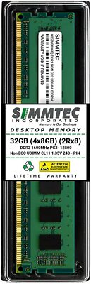 Simmtec 64MB (2X32MB) EDO Non-Parity 60NS SIMM 72-PIN 5V