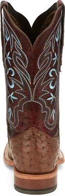 Pre-owned Tony Lama 11in Goat Womens Redblood Tinrose Leather Cowboy Boots