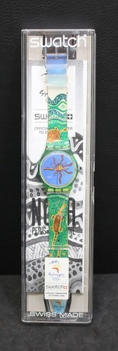Vintage 2000 Swatch Watch Commemorative 2000 SYDNEY OLYMPICS #668 D-1