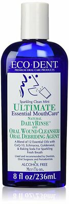 Eco Dent Ultimate Essential Mouth Care with Sparkling Clean Mint 8 fl oz 2 Pack
