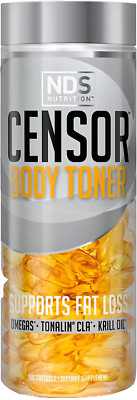 Nds Censor Body Toner Tonalin CLA Omega Krill Oil 180 Softgels Free ship 04/26