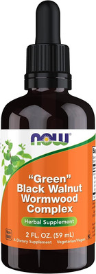 Now Foods Fresh Green Black Walnut Wormwood Complex, 2-Ounce 