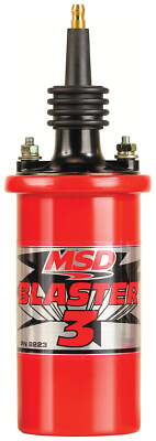 MSD 8223 Ignition Coil Blaster 3 Series (90 degree terminal/boot), Red