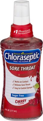 Chloraseptic Sore Throat Spray CHERRY 6oz ^