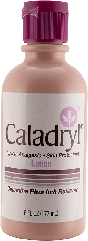 Caladryl Pink Calamine Skin Protectant Plus Itch Relief 6 Ou