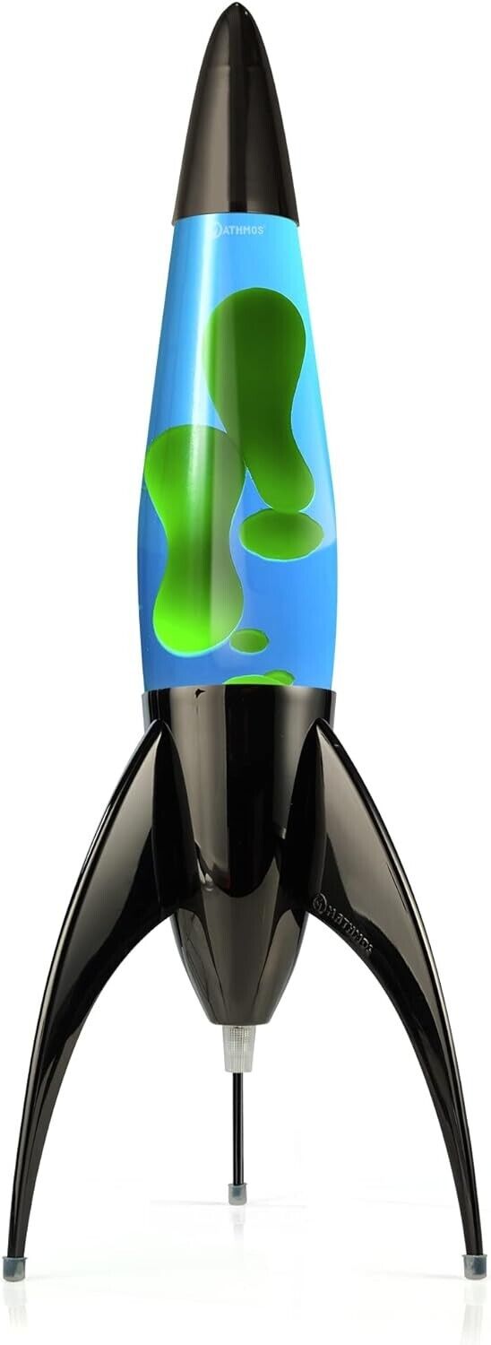 Lava Lamp by Mathmos Telstar Rocket Black-Blue/Green Home Lava Lamp by Mathmos Telstar Rocket Black-Blue/Green Home