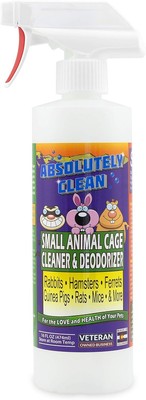 Amazing Small Animal Cage Cleaner, Just Spray/Wipe, Easily 16oz Spray Bottle