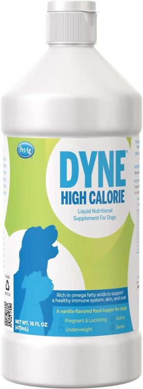 Petag Dyne High Calorie Liquid Nutritional Supplement For Dogs And Puppies 16oz