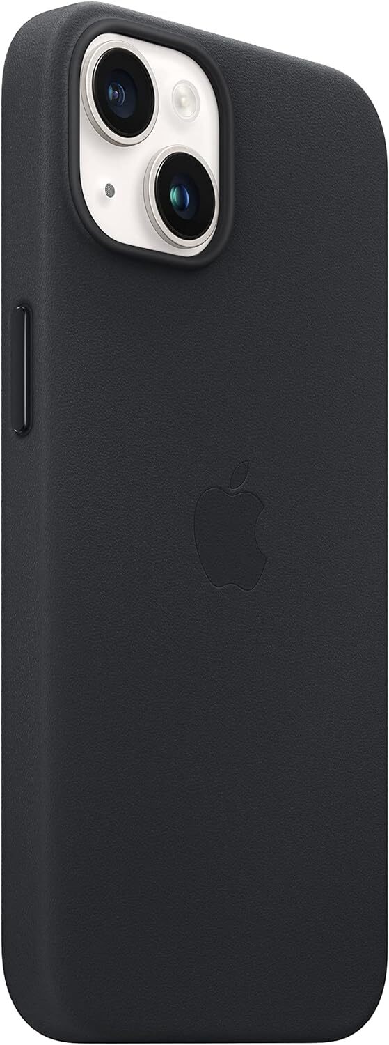 Apple iPhone 14 Leather Case with MagSafe - Midnight