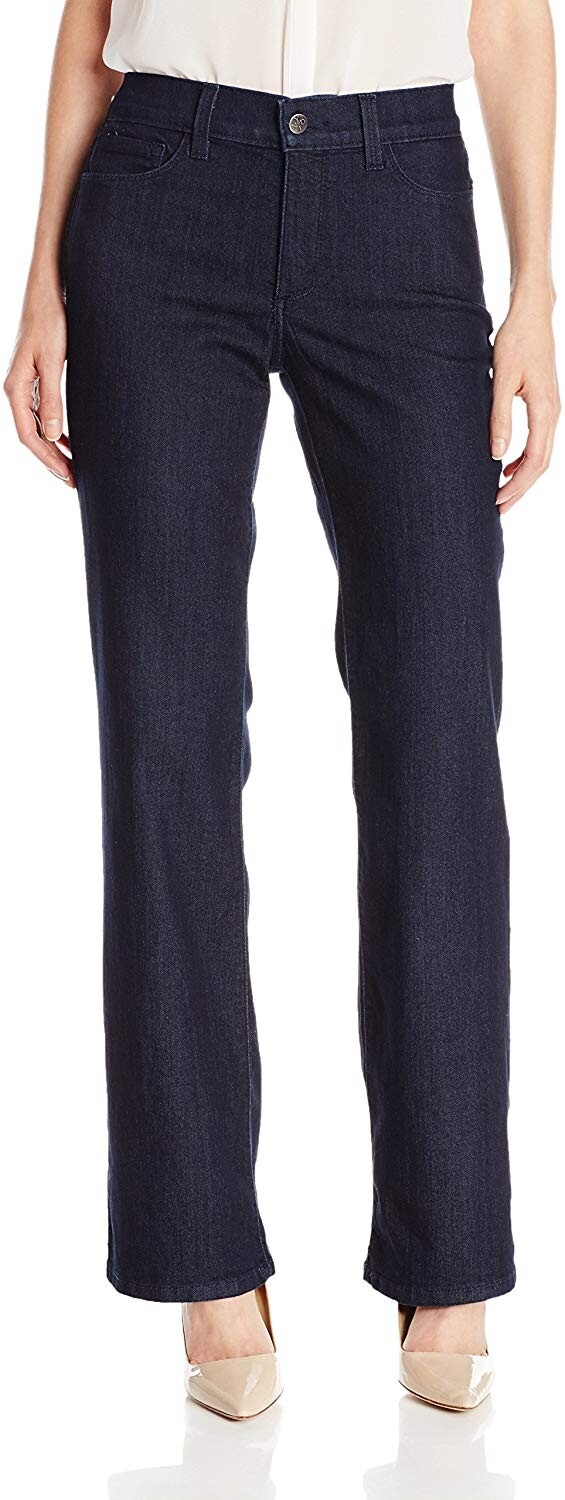 NYDJ 168778 Womens Sarah Boot Leg Premium Lightweight Jeans Denim Size 2