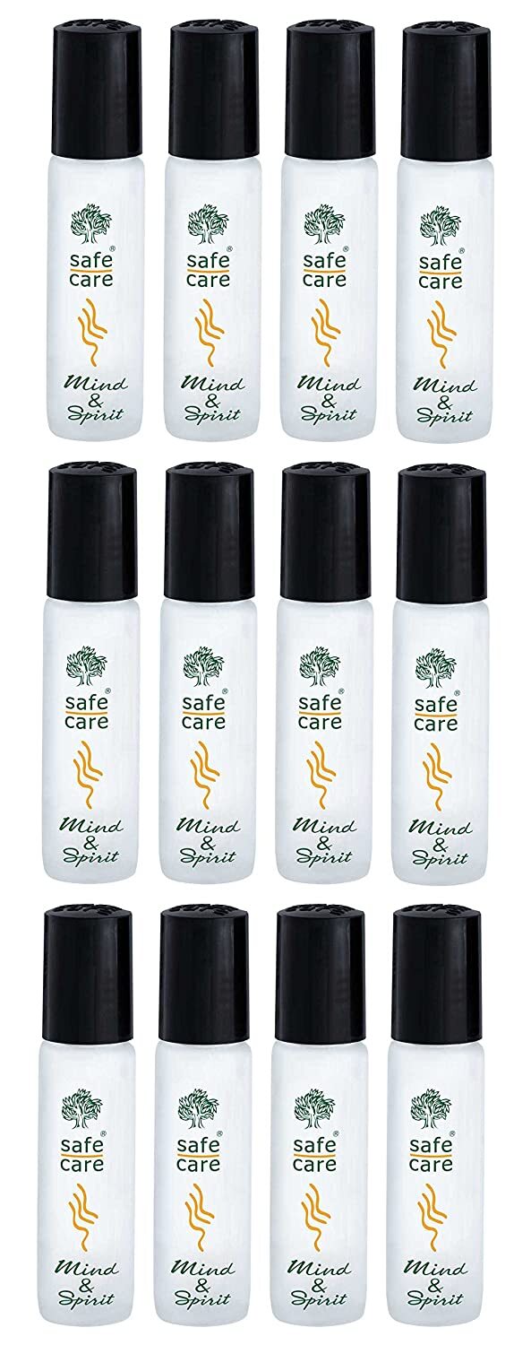 Safecare Roll On Aromatherapy Refreshing Oil - Medicated Oil 10 Ml, Pack Of 12