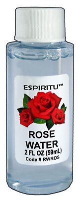 ROSE WATER -AGUA DE ROSAS 2 FL. OZ. PLASTIC BOTTLE