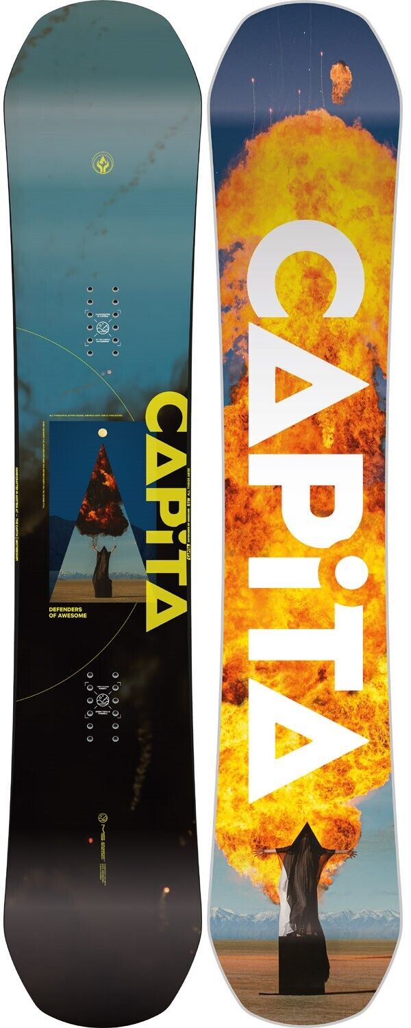 Capita DOA Wide Defenders of Awesome Snowboard 161 cm New 2025 D.O.A. Capita DOA Wide Defenders of Awesome Snowboard 161 cm New 2025 D.O.A.