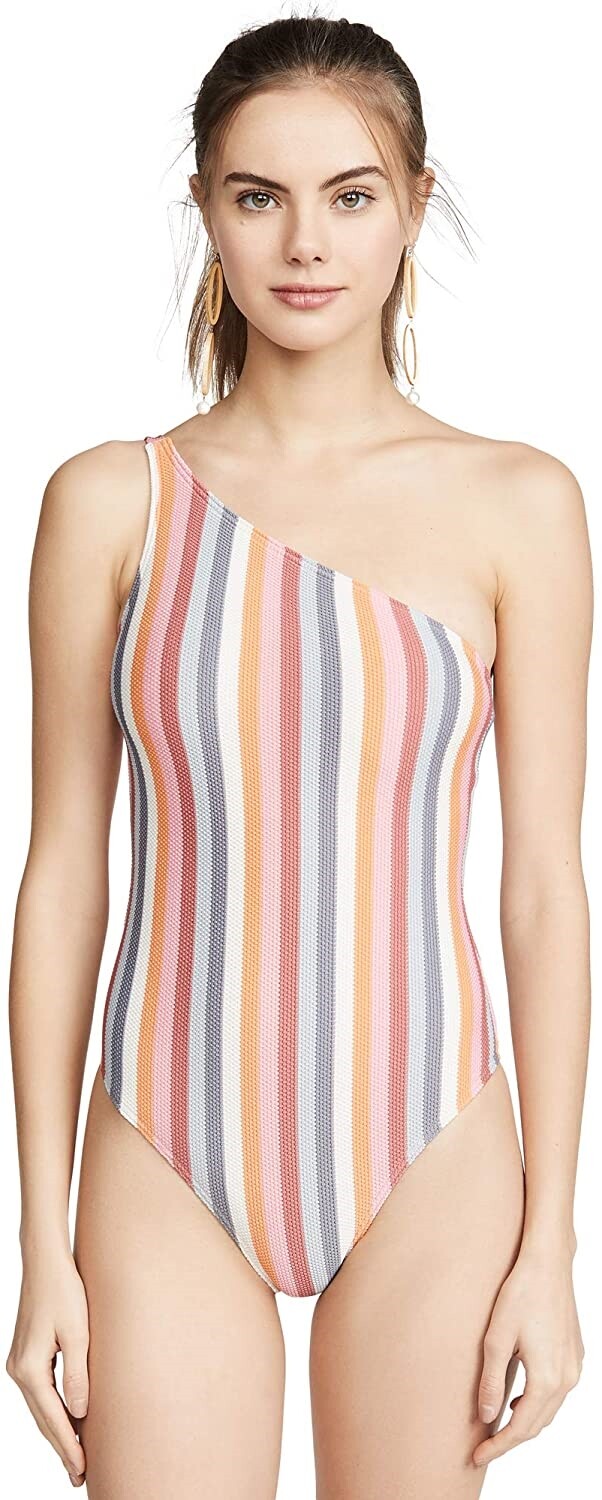 Peony Swimwear 259969 Women's Rainbow One Piece Swimsuit Size 2