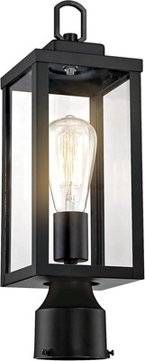Durable Outdoor Lamp Post with E26 Socket - Stylish Waterproof Lighting Solution