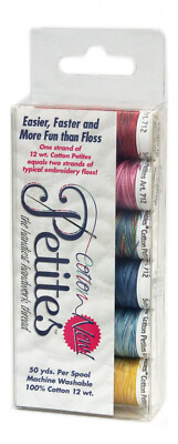 Sulky Petites Palettes 12 Wt Cotton Thread Embroidery Quilting BLENDABLES 712-07
