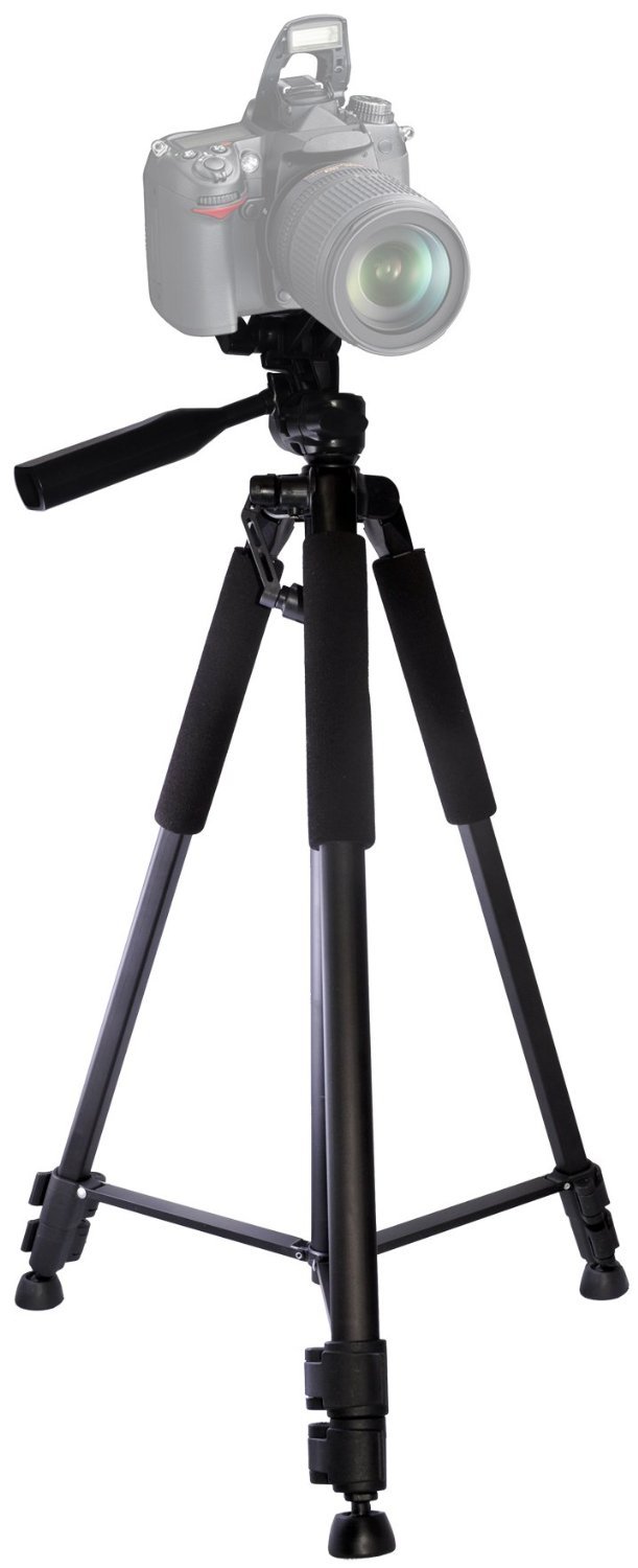 60" Full Size Lightweight Universal Camera/Video Tripod for Canon Fuji