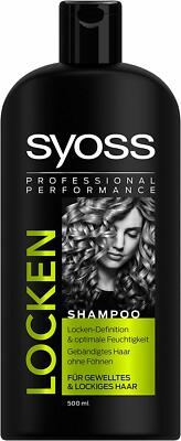 2x Syoss Locken Shampoo je 500ml Für Gewelltes & Lockiges Haar Locken-Definition