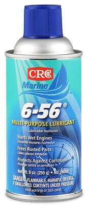 CRC Marine 06006, 6-56 Multi-Purpose Lubricant Spray 9 OZ