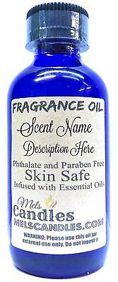 Peppermint 4 Ounce  / 118.29 ml Glass Bottle of Premium Fragrance / Perfume Oil