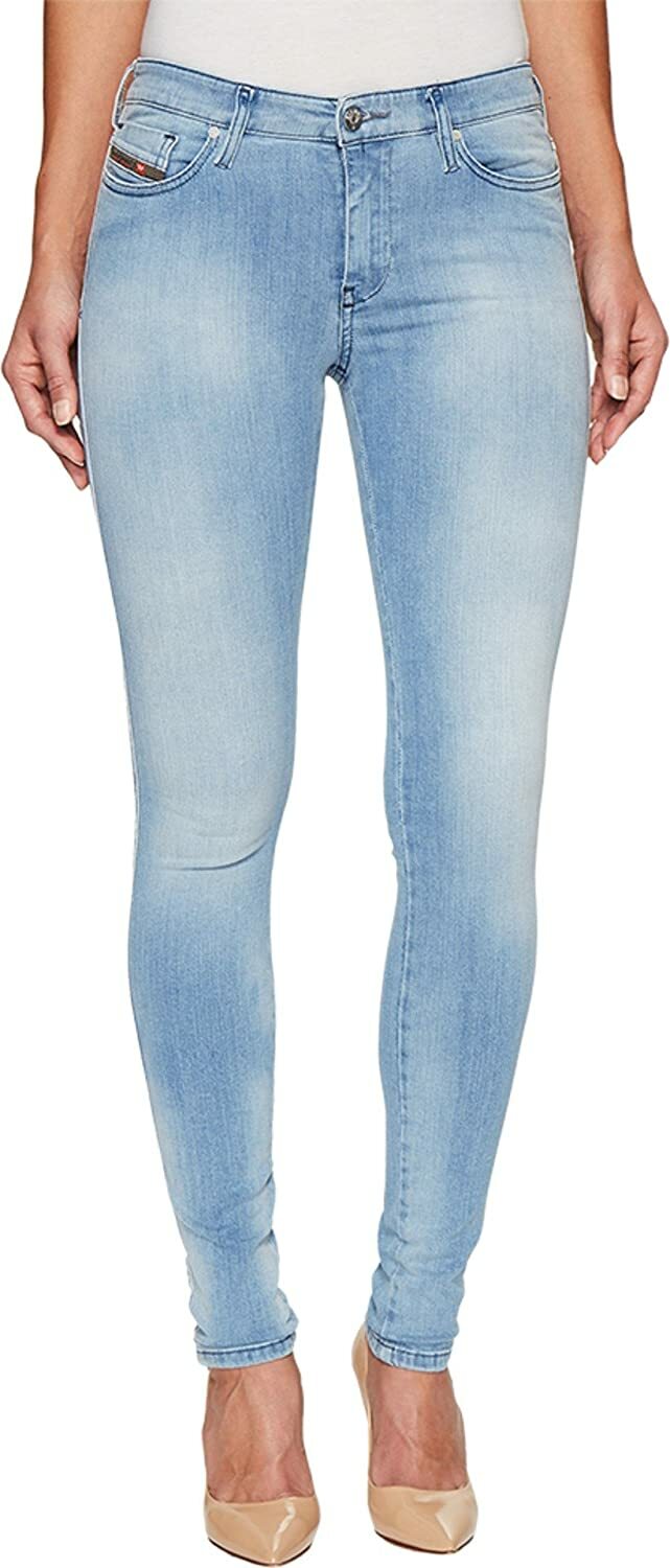 Diesel Women Stretch Jeans Skinzee 084CR Skinny Light Blue