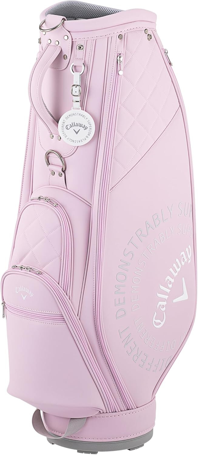 ca46 Callaway Golf bag 白×ピンク Callaway Golf Ladies Caddy Bag CRT UPTOWN 24 JM 8.5 x 46