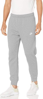 Мужские спортивные клубные джоггеры Nike Dk Grey Heather/Matte Silver/Wht (BV2671 063)