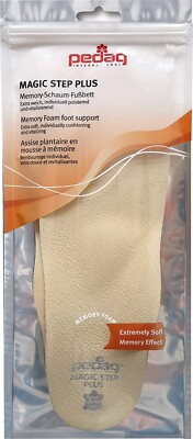 Pedag Magic Step Plus Memory Foam Insole, EU 36, US 6L
