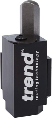 Trend Hinge Recess Squaring Corner Chisel, Quickly Square Up 70mm, Black 