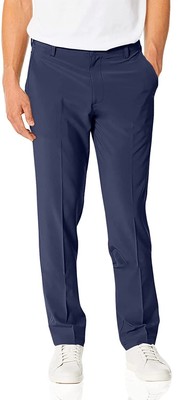 

IZOD Мужские эластичные брюки с плоской передней частью для гольфа Swing Flex, Peacoat, 45FF291403