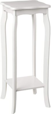 Frenchi Home Furnishing Plant Stand, Small White 
