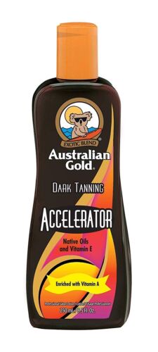 Australian Gold DARK TANNING ACCELERATOR Tanning Lotion 8.5oz