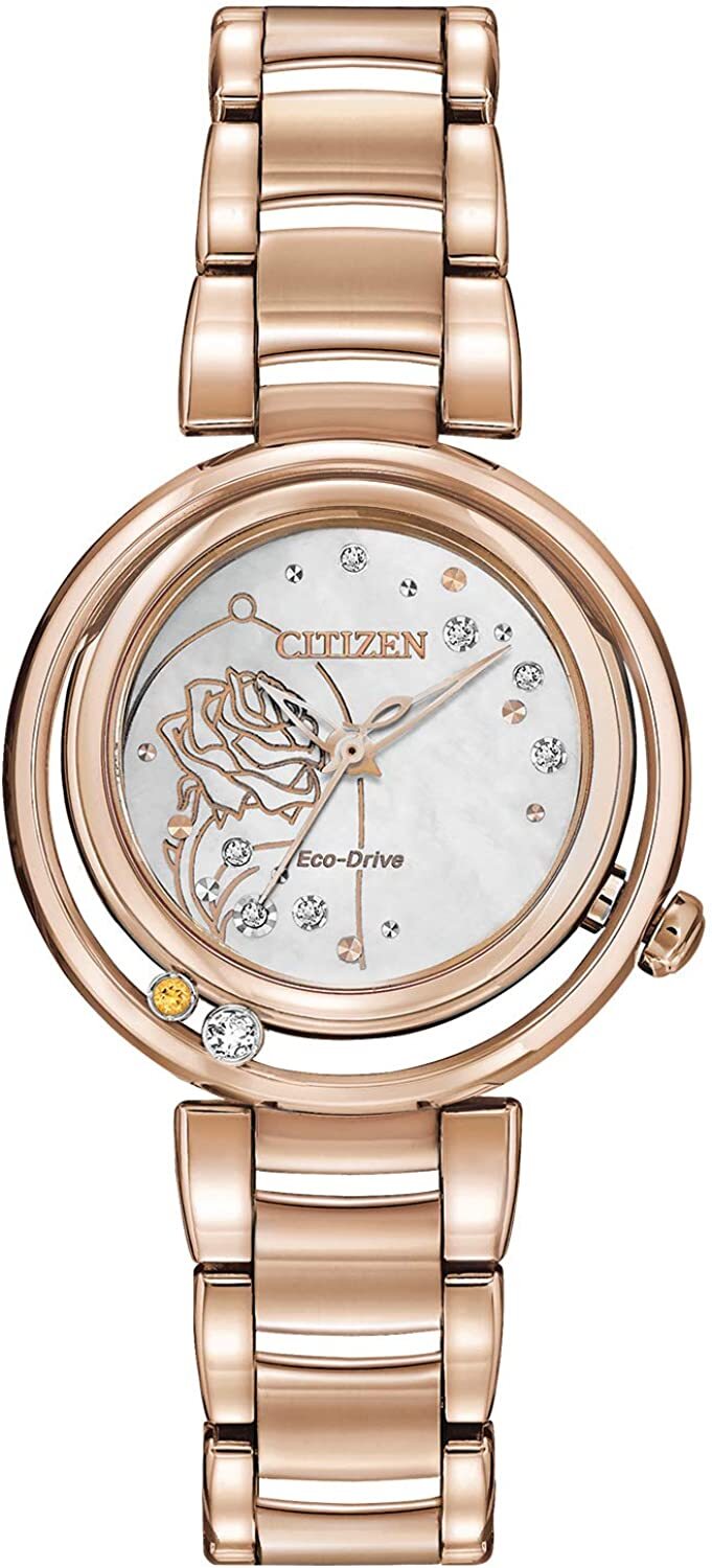 シチズン時計 CITIZEN WATCH EM0823-58D Ladies' Citizen Eco-Drive Disney Princess Belle Crystal and