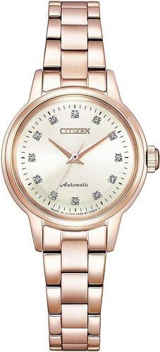 Pre-owned Citizen Collection Pr1037-58a Mechanical Automatic Women's Watch