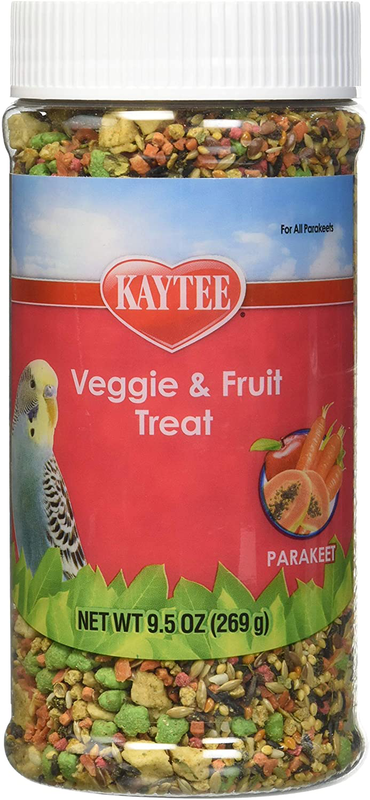 Kaytee Veggie and Fruit Treat, For All Parakeet, Nutritional