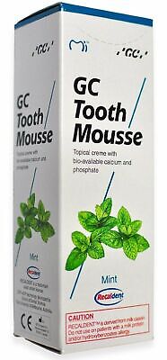 GC Tooth Mousse Topical Tooth Cream With Recaldent 1 Tube Of 40 gm pack