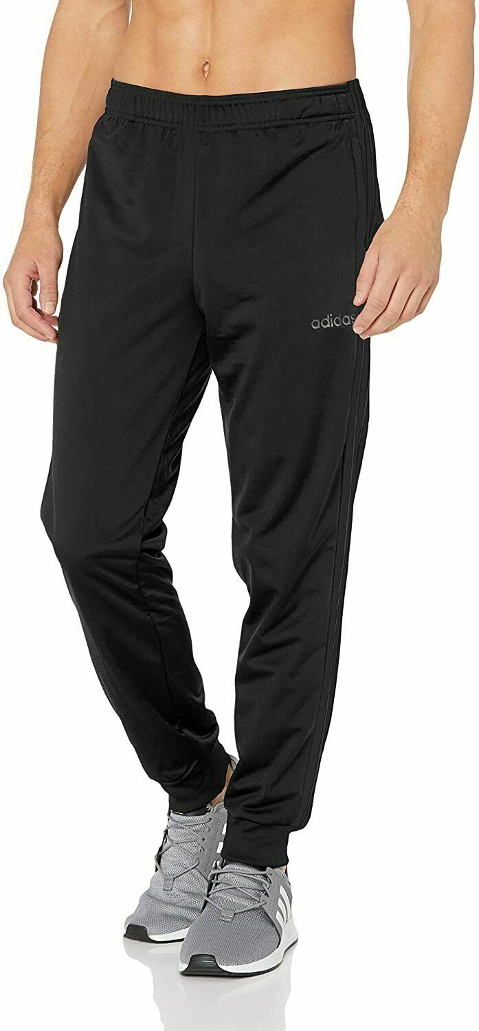 

БРЮКИ-ЗАЖИМЫ ADIDAS МУЖСКИЕ ESSENTIAL С 3 ПОЛОСКАМИ DU0455 Черный/Черный, размеры, Black/black, E 3S PNT