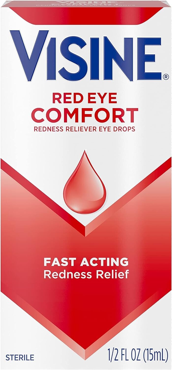 VISINE Red Eye Comfort Redness Relief Eye Drops - 0.5 fl oz