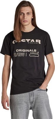 Мужская футболка с накладным рисунком G-Star Raw Originals, T-Shirt